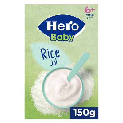 HERO BABY RICE CEREAL WITHOUT MILK 150 GM